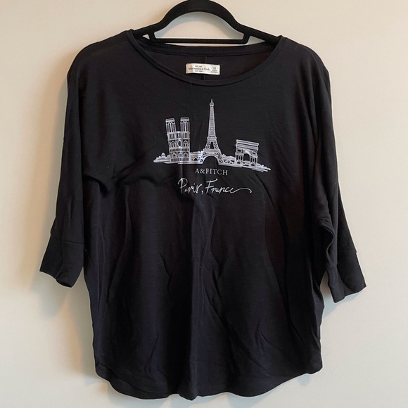 Abercrombie & Fitch 3/4 Length Tee Size S - Picture 1 of 2